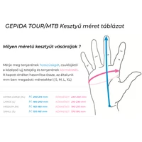 Picture 5/6 -GEPIDA TOUR GLOVES GREY L
